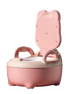 Buy COOLBABY Potty Coach Baby Potty Training, Toddler Potty Chair With Lid and High Back Support Removable Potty Basin, Portable Children Travel Potty Outdoor Camping PINK in UAE
