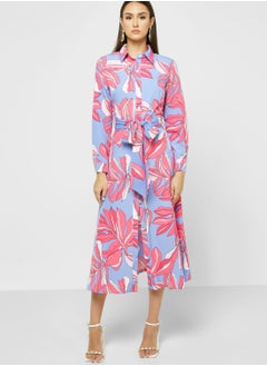 Buy Printed Shirt Dress in UAE