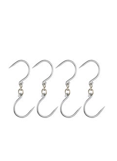 Buy Swivel Meat Hooks, 0.34'' Thickness Galvanized Processing Butcher Hooks for Hanging Drying Smoking Meat Products, 4 Pack(12 Inch) in UAE