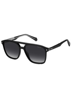Buy Men Square Sunglasses PLD 2118/S/X  BLACK 57 in Saudi Arabia