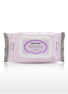 Buy Original Babyrang Plain/Baby Wipes, 100 Counts, 280 g in UAE