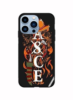 اشتري Protective Case Cover For Apple iPhone 13 Pro Max Fire First Ace Design Multicolour في الامارات