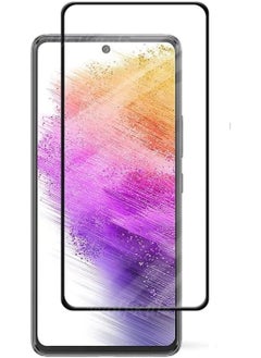 Buy (Samsung Galaxy A71/A72/A73/M51/M52) Anti-Shock HD Glass Screen Protector with Metal Frame in Egypt