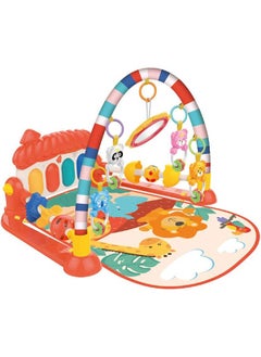 Buy Baby Gym Sports Mat Music Activity Center Kick Piano Gym Tummy Time Mat Newborn Mat in Saudi Arabia