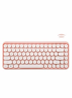 Buy Wireless Bluetooth Keyboard, Mini Portable 84-Key, Compatible Android, Windows, PC, Tablet in Saudi Arabia