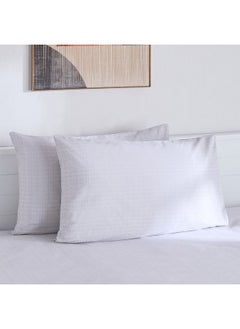 Buy Albania Oran 2-Piece Polycotton Pillowcase Set 75 x 50 cm in UAE