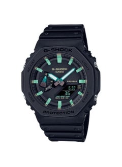 Buy Casio G-shock Black Watch with Lightblue Accents - GA-2100RC-1A in UAE