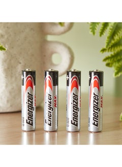 Buy MAX AAA 4-Piece Alkaline Battery Set 2 x 5 x 1 cm in UAE
