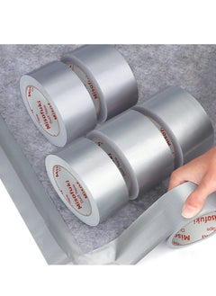 Buy Duct Tape Heavy Duty Waterproof 6 Roll 2 inches x 30 Yards Strong Adhesive Tape No Residue, All-Weather and Tear by Hand, Aluminium Duct Tape for Repair in Saudi Arabia