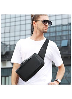 Buy Water Resistant Polyester Slim Unisex Travel Crossbody Sling Bag Chest Pack in Saudi Arabia