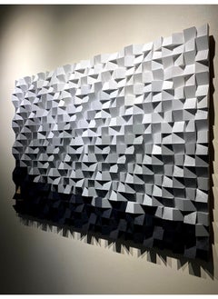 اشتري Black And White Wood Wall Art By Woodeometry في مصر