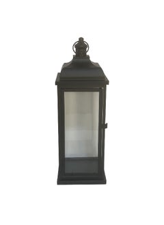 Buy Decorative Hanging Metal Candle Lantern Black 45 x 18 x 17 cm HD-2307 in Saudi Arabia