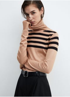 Buy Turtle Neck Knitted Sweater in Saudi Arabia