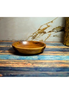 Buy Natural tahini dish, handmade from healthy wood, 100% natural colors from the heart of the tree in Egypt