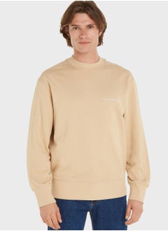 Buy Logo Crew Neck Sweatshirt in Saudi Arabia