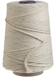 Buy Natural Cooking Twine 1/2 Cone 100% Cotton Ivory, 500ft in UAE