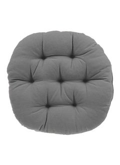 Buy Square Soft Velvet Decorative Cushion with Solid Design and Attractive Colors - Dark Gray in Saudi Arabia