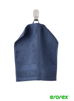 Buy Washcloth dark blue 30x30 cm in Saudi Arabia