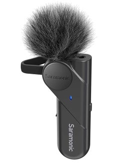 Buy BTW Wireless Bluetooth Clip-On Microphone with 3.5mm Headphone Out & Noise Reduction for Computers, Smartphones in UAE