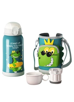 Buy Kids Water Bottle Insulated Stainless Steel Flask 550ml in UAE