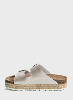 Buy Silvia Double Strap Platform Sandals in UAE