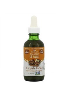 Buy Wisdom Natural, SweetLeaf, Sweet Drops Stevia Sweetener, English Toffee, 2 fl oz (60 ml) in UAE