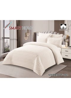 Buy Double-Sided Comforter Set 6-Piece Bedspread 6-Piece Comforter 100% Cotton Comforter Size 260ءx240 cm in Saudi Arabia