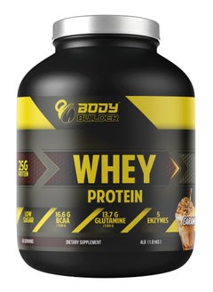 Buy Body Builder 100% Whey Protein Support Muscle Growth and Repair, Fast Absorption, Caramel Latte, 4 Lbs in Saudi Arabia