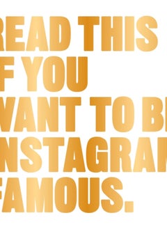 اشتري Read This if You Want to Be Instagram Famous في السعودية