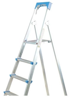 Buy Meisa Profile Metal Foldable Ladder 4 Steps in Saudi Arabia