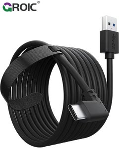 Buy Link Cable 16FT for Oculus Quest 3/2/Pro, Charging Cord Compatible with Pc Game, High Speed Data Transfer Cable, USB 3.0 A to C Charger Wire for VR Oculus Meta Quest Headsets in UAE