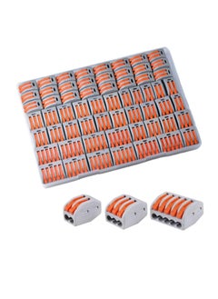 Buy ECVV 60PCS Lever Wire Connectors, Electrical Connector Conductor Compact Wire Connector for Quick Connect (30*PCT-212, 20*PCT-213,10*PCT-215) in Saudi Arabia