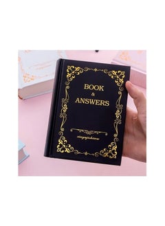 Buy 1-Piece The Book of Answers,My Life Answer Book Chinese and English Version Diary Note Book,Black Colour in UAE