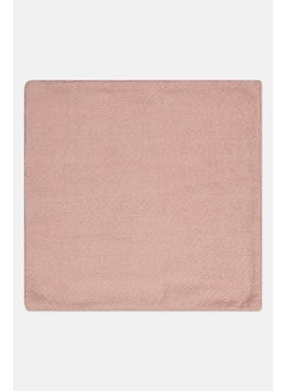 Buy Textured Pillow Case 45 x 45 cm, Light Pink in UAE