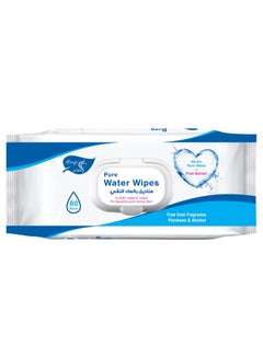 Buy AlArayes pure water wet wipes for sensitive skin, 80 wipes in Saudi Arabia