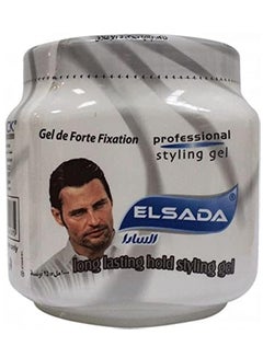 Buy El Sada Professional Styling Gel Long Lasting Hold Hair Styling Grey 1000 Ml in Egypt