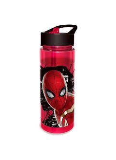 Buy No Way Home Tritan Sipper Lid Water Bottle for Kids Red and Black 650 ml 112-41-031 in Saudi Arabia