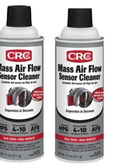 اشتري CRC 05110- Mass Air Flow Sensor Cleaner, 11 fl. oz, (2) في الامارات