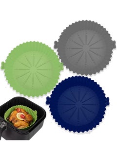 Buy 5 Pack Air Fryer Pot 7.8 Reusable Air Fryer Silicone Liner Pots Round Air Fryer Replacement Basket  Dishwasher Safe Air Fryer Accessory for Home Kitchen in Saudi Arabia