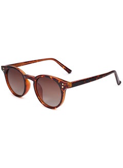 Buy Polarized Small Classic Round Sunglasses For Men Retro Fashion Sunglasses in UAE
