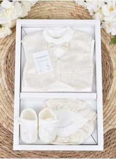 Buy 4-Piece Baby Suit Set with Gift Box in Saudi Arabia