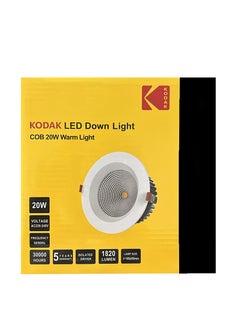 Buy LED Down Light COB 20W Warm Light in Saudi Arabia