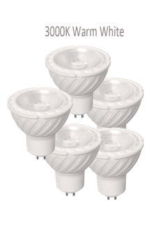 Buy LED Power Saving Ceiling  Clear Spot Lamp Cup Bulb Light 7W 5PCS in Saudi Arabia