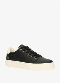 اشتري Men's Logo Print Sneakers with Lace-Up Closure في الامارات