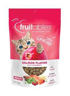 Buy Salmon Flavor with Cranberry Cat Treats 70g in UAE