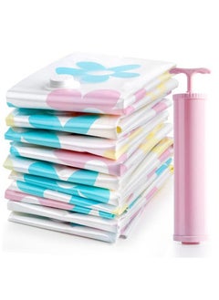 اشتري 11 Pieces Set Thickened Vacuum Compression Storage Bags For Quilts Clothes في الامارات