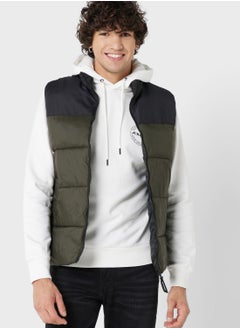 Buy Zip Through Puffer Gilet in UAE