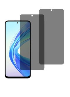 اشتري 2 Pack HONOR X7b 4g Privacy Screen Protector with Anti-Spy Anti-fingerprint Anti-drop Tempered Glass Film Protector Full Cover Protection Accessory في السعودية