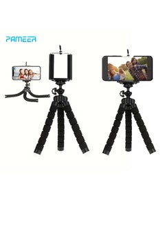 اشتري Flexible Tripod, Octopus Tripod Mobile Phone Holder Camera Bracket Tripod Support Clip for Camera GoPro Mobile Cell Phone Stand في الامارات