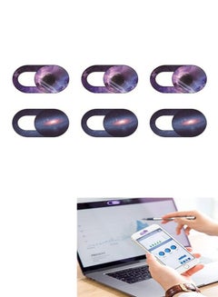 Buy 6 PCS Laptop Phone Webcam Ultra-Thin Antipeeping Cover Slid, Starry Sky Series Ellipse Shape Back Glue Privacy Covers, Electronic Products Eneral Purpose Antipeeping Cover in Saudi Arabia